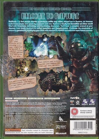 Bioshock - XBOX 360 (B Grade) (Genbrug)